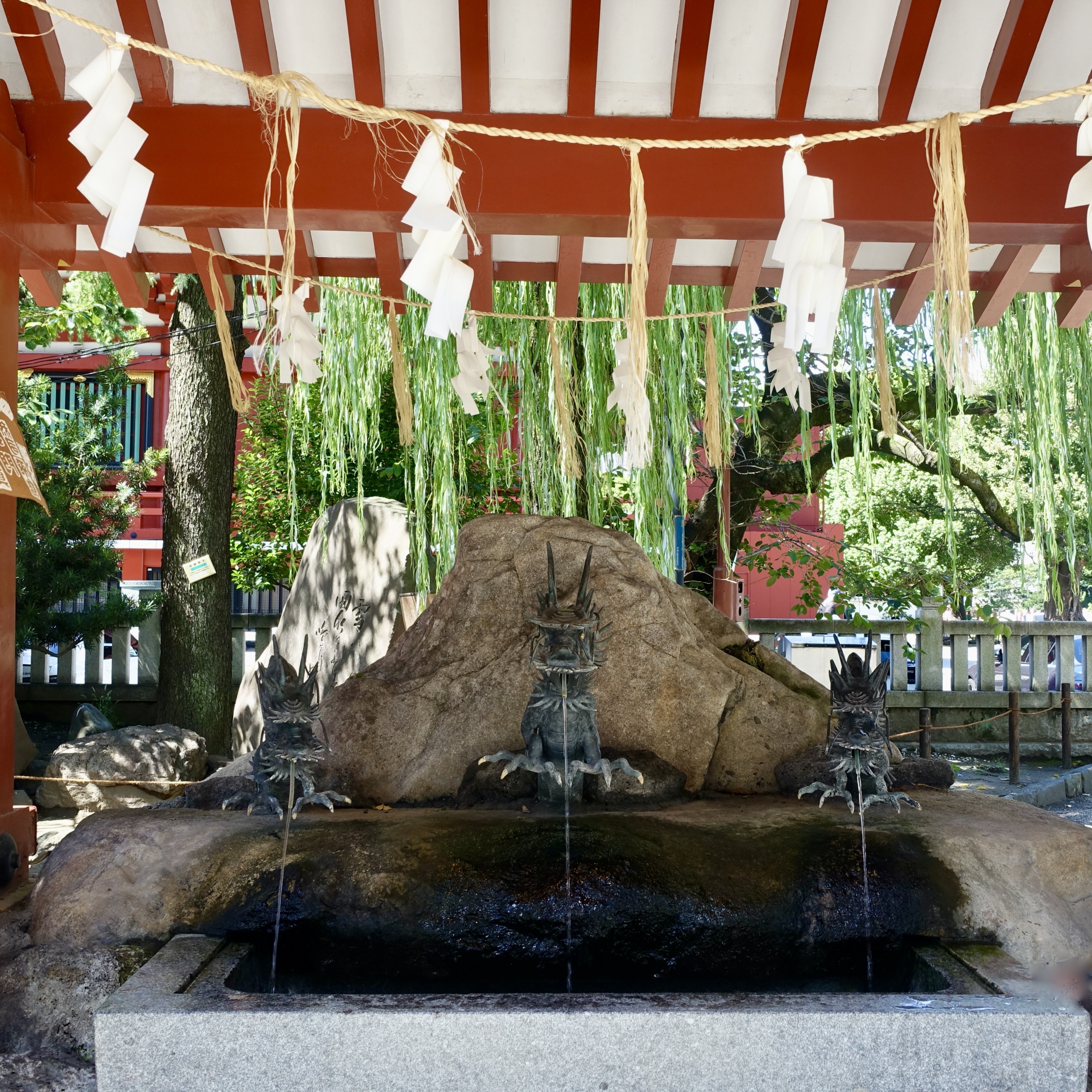 Fontaines Dragons sanctuaire