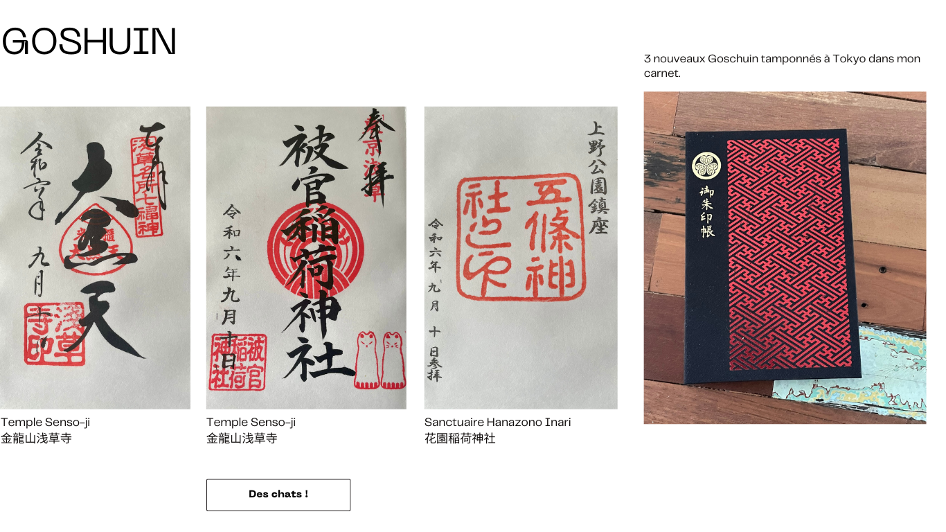 Goshuin Tokyo Jour 2