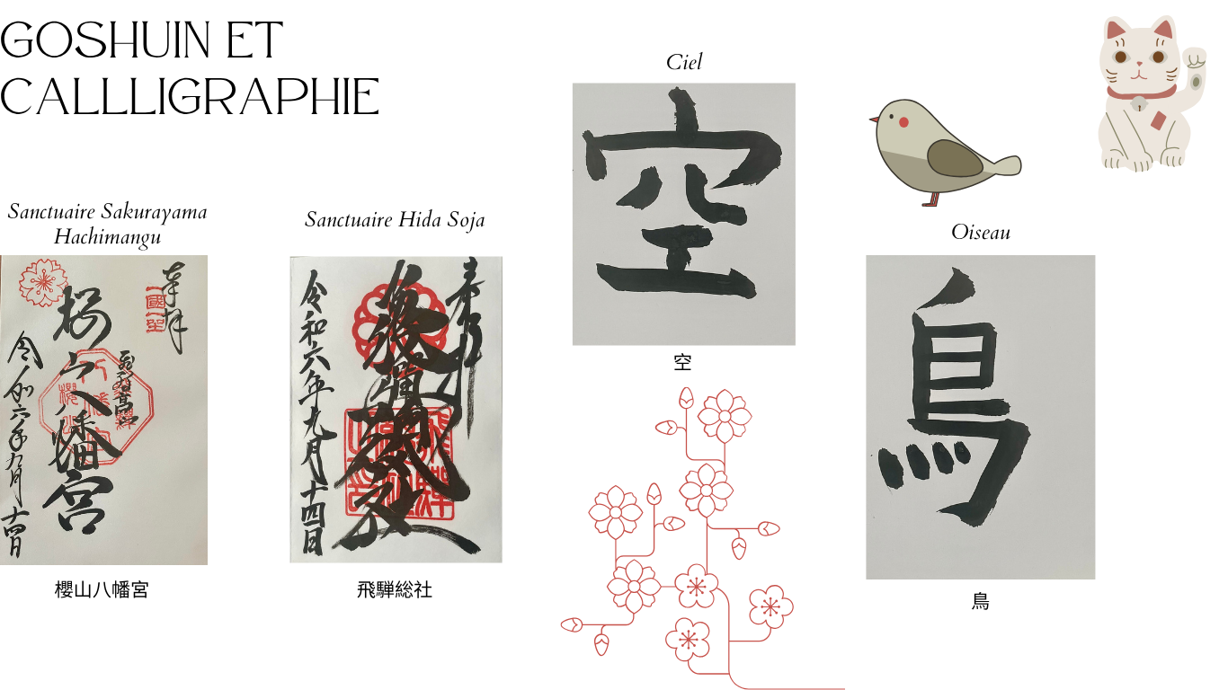 GOSHUIN ET CALLLIGRAPHIE