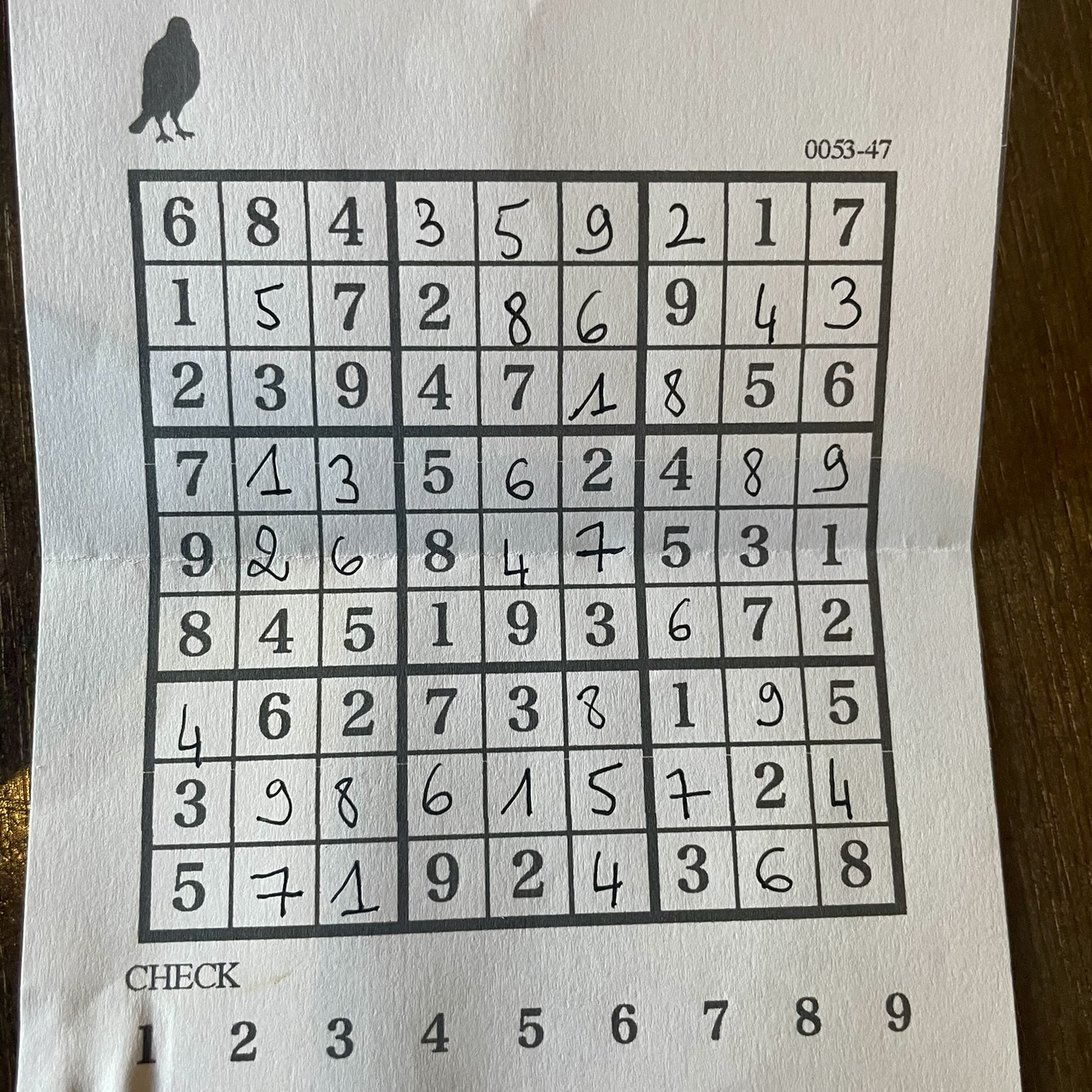 Sudoku pause